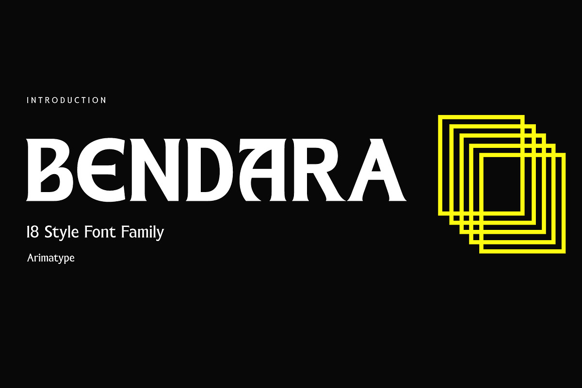 Bendara, a Font by ArimaType (Photo 1 of 10)