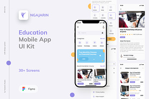 Ngajarin - Education Mobile UI Kit