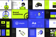 Utopia V2| Brand Guidelines Template, a Branding & Logo Template by graphypix (Thumbnail 1 of 20)