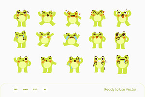 Frog Expressions Collection