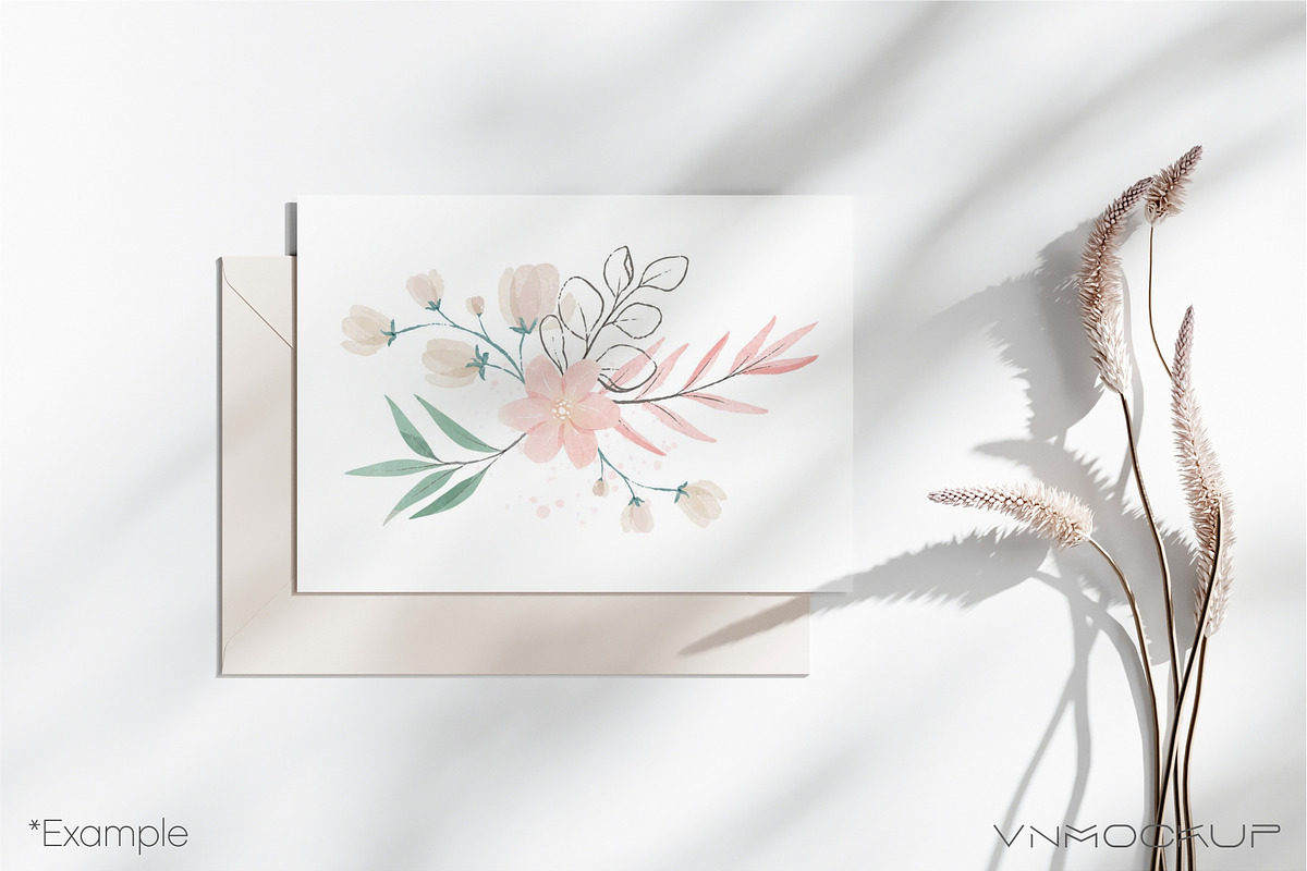 Card Mockup Bundle PSD JPG, a Print Template by VNmockup (Photo 3 of 8)