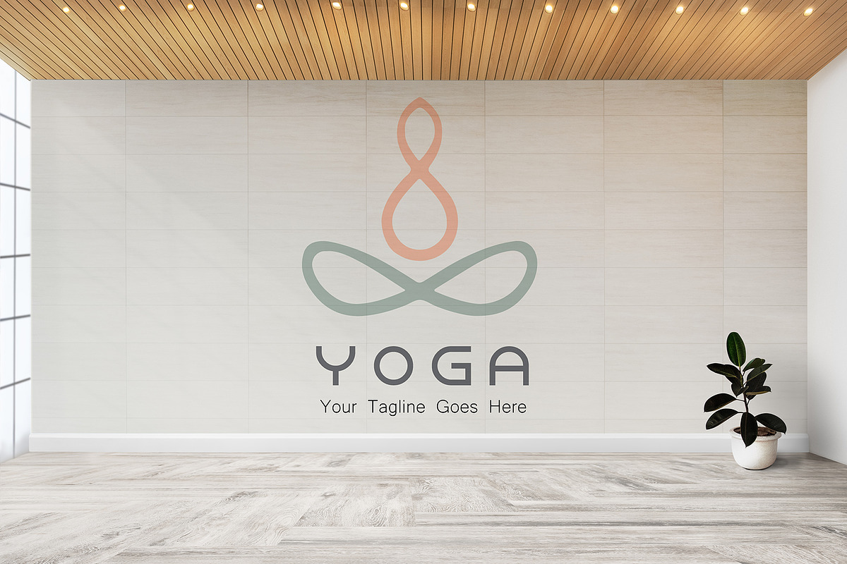 Modern Yoga Logo Design, a Branding & Logo Template by YUDesignStore (Photo 8 of 9)