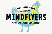 Mindflyers Font, a Sans Serif Font by The Branded Quotes (Thumbnail 1 of 6)