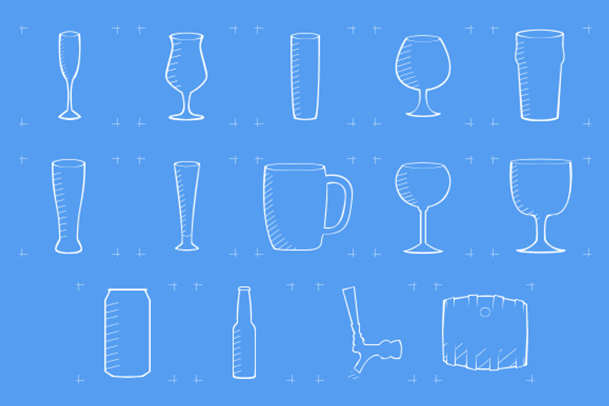 Beer Glasses, an Icon by Templarian (Photo 1 of 2)