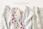 Blush Meadow Watercolor Wildflowers, a Decorative Illustration by Liliia Polos Illustration (Thumbnail 7 of 12)