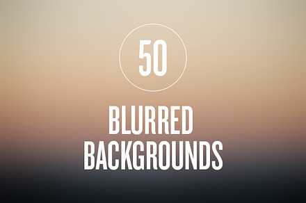 50 Blurred Backgrounds