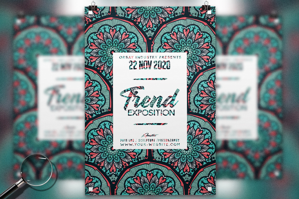 Trend Exposition | Minimal Art Flyer, a Flyer Template by GIGA-TEMPLATE (Photo 1 of 8)