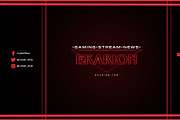 Retro-wave 80's YouTube Banner set, a Social Media Template by Midgardians (Thumbnail 4 of 7)