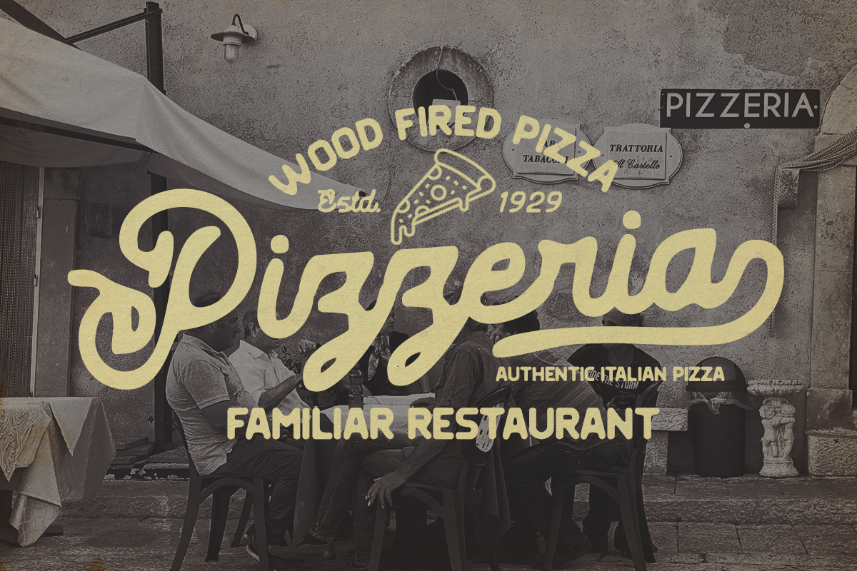 Leather Necks - Vintage Font Duo, a Script Font by Dharmas Foundry (Photo 2 of 13)