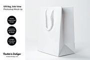 Gift Bag Side Photoshop Mock-Up, a Product Mockup by Rocket & Indigo (Thumbnail 4 of 4)