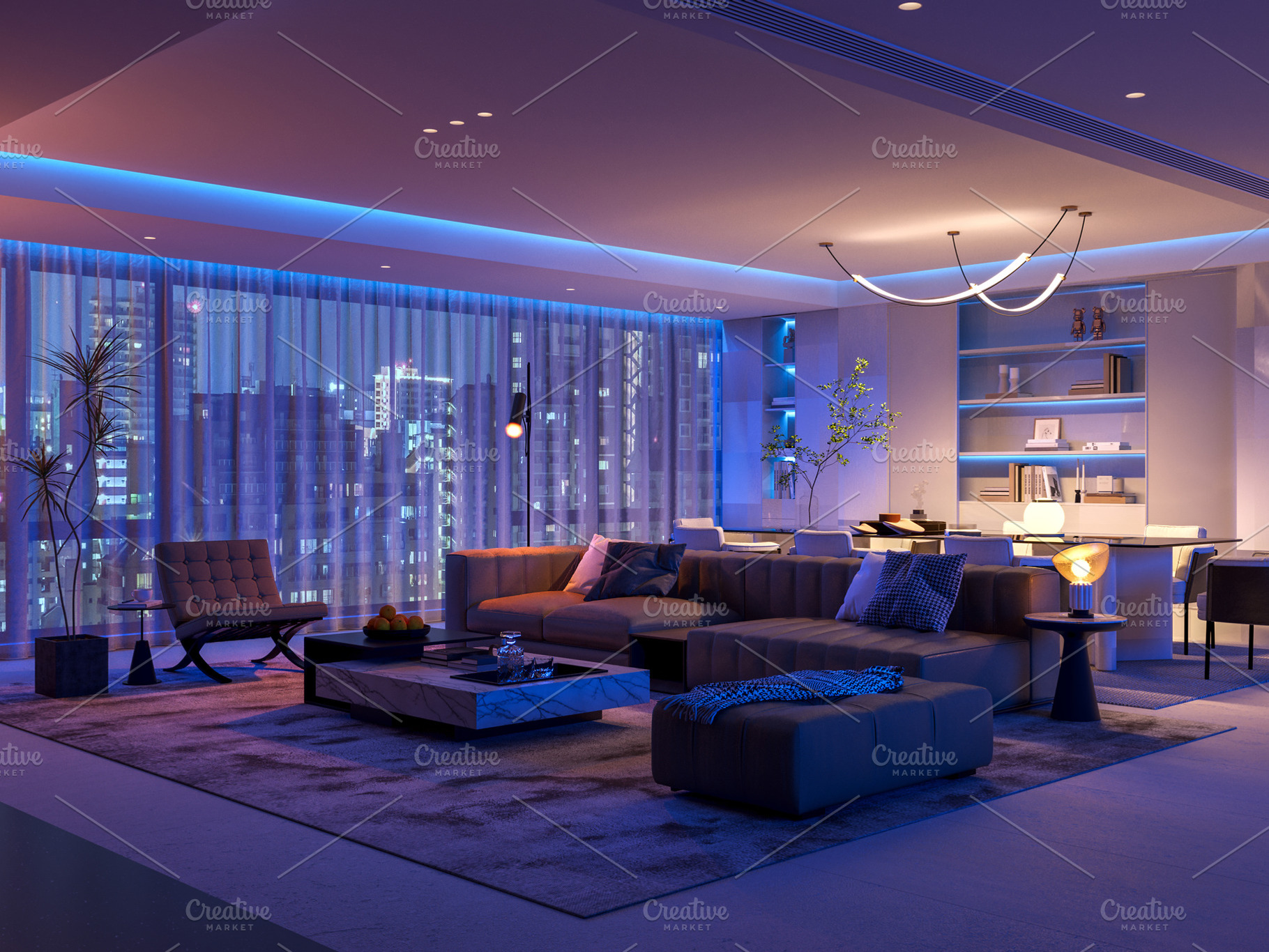 Living Room Colorful Atmosphere, an Architecture Photo by Pozitivo