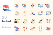 Feedback 3D Icons Set Bundle, an Object Graphic by Aimagenarium@gmail.com (Thumbnail 1 of 21)