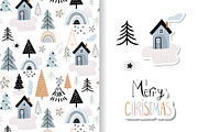 Scandinavian Christmas elements, an Animal Illustration by Letto studio (Thumbnail 4 of 8)