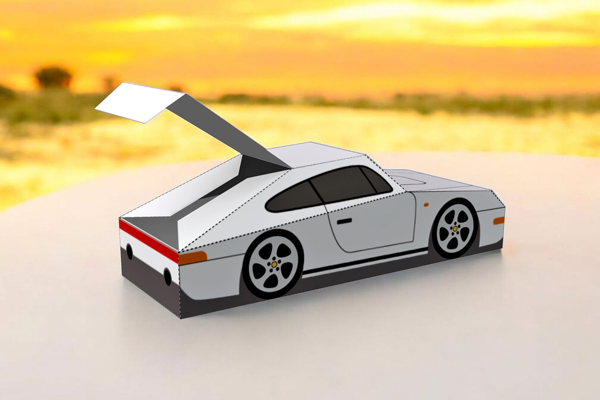 Car favor - 3d papercraft, a Templates & Theme by PAPER amaze (Photo 6 of 6)