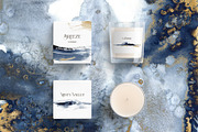 Deep blue watercolor backgrounds, a Texture Graphic by Yuliya Derbisheva (Thumbnail 2 of 14)