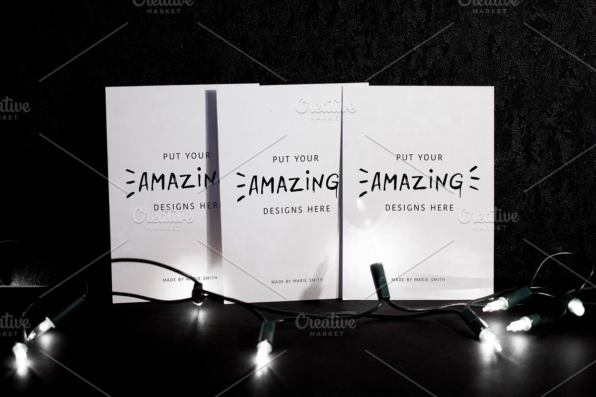 8 mixed mockups, a Print Template by Marie Smth (Photo 5 of 8)