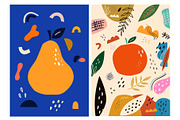 Fresh seamless patterns + posters, a Decorative Illustration by MoleskoStudio (Thumbnail 10 of 21)