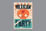 Mexican Party vector poster set., a Food Illustration by PoPaShop (Thumbnail 6 of 9)