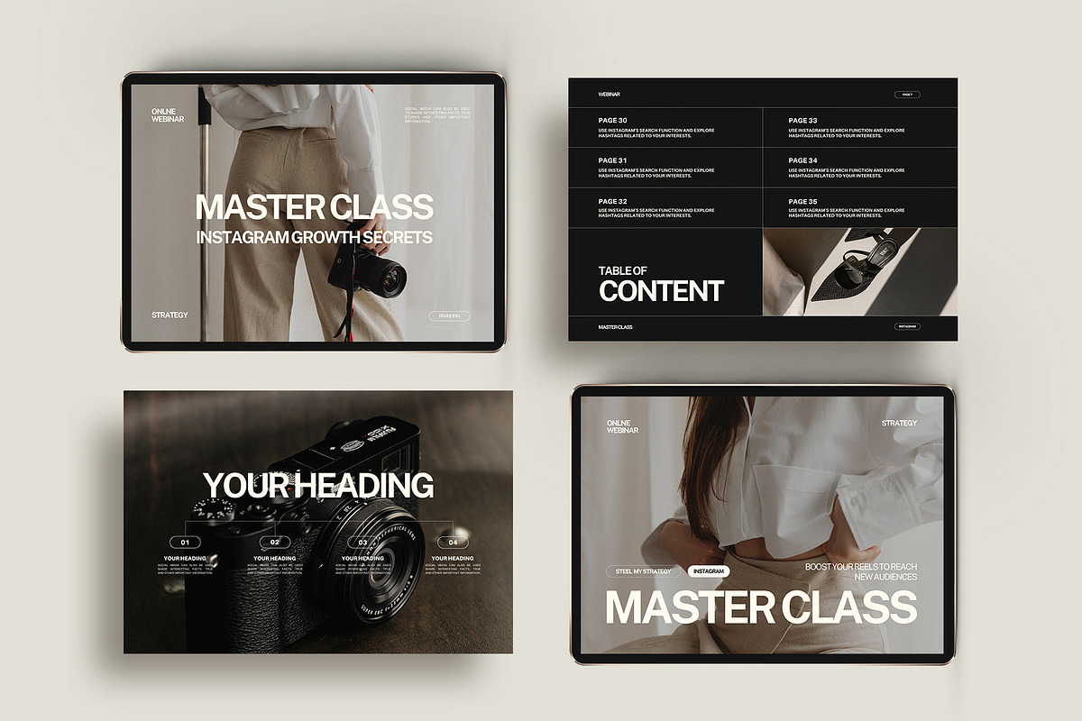 Webinar Slide Deck for Coach VIII, a Presentation Template by Instprofi | Studio Estimo (Photo 1 of 5)