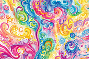 Bold Hippie Colorful Tie -Dye, a Pattern Graphic by Printable Treasure (Thumbnail 4 of 7)