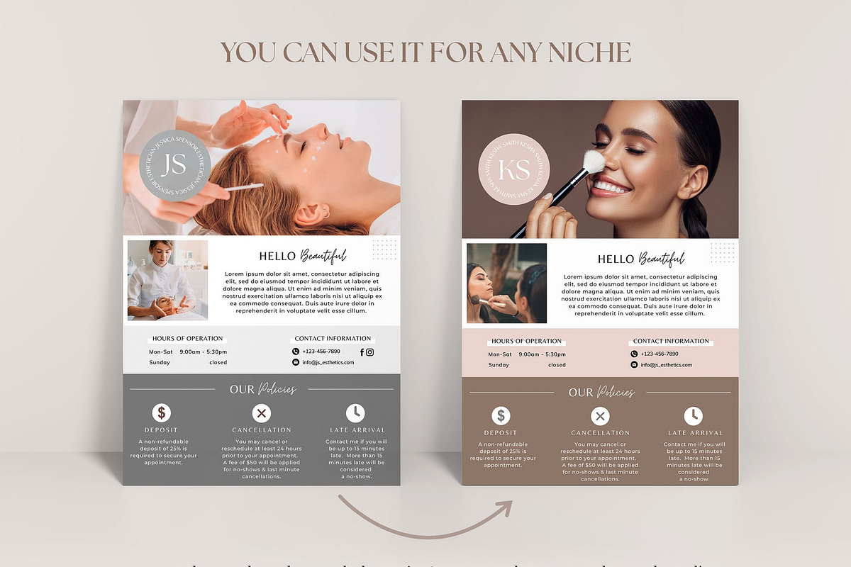 Acuity template esthetician, a Websites & App Template by SwitzerShop (Photo 5 of 5)