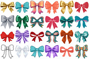Bow Clipart, a Decorative Illustration by Forhadx5 (Thumbnail 3 of 8)