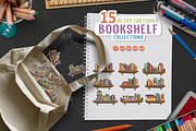 Set of Interior bookshelves, a Graphic by Allmostudio (Thumbnail 1 of 4)