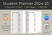 Student Planner Template 2024-25, a Templates & Theme by POC Digital (Thumbnail 4 of 9)