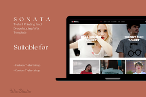 WIX Website Template Sonata