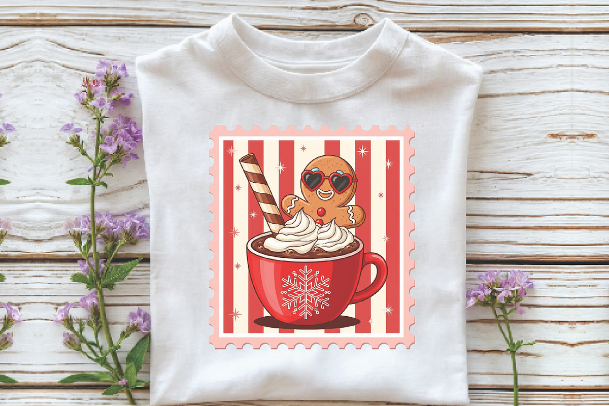 Christmas Hot Chocolate Coquette Sta, an Illustration by Libby Wishes (Photo 3 of 5)