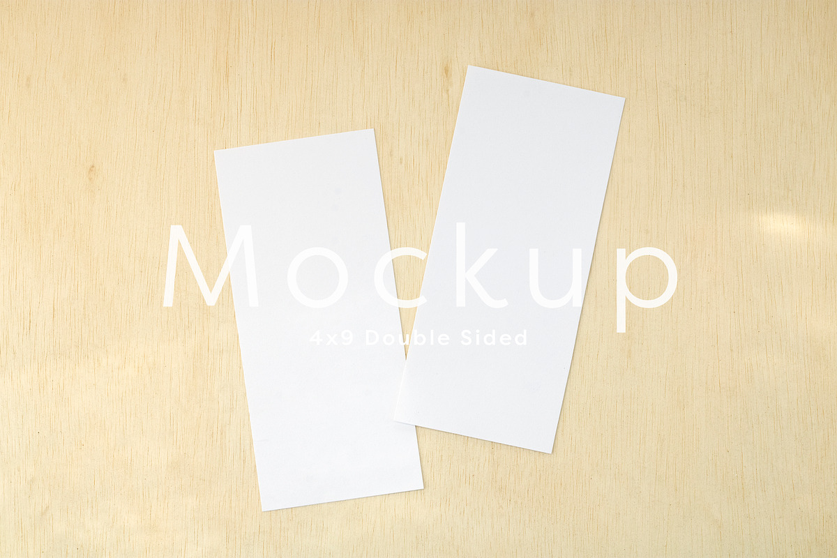 Neutral Front/Back 4x9 Program Card, a Print Template by ILLONA GRAPHICS (Photo 1 of 5)