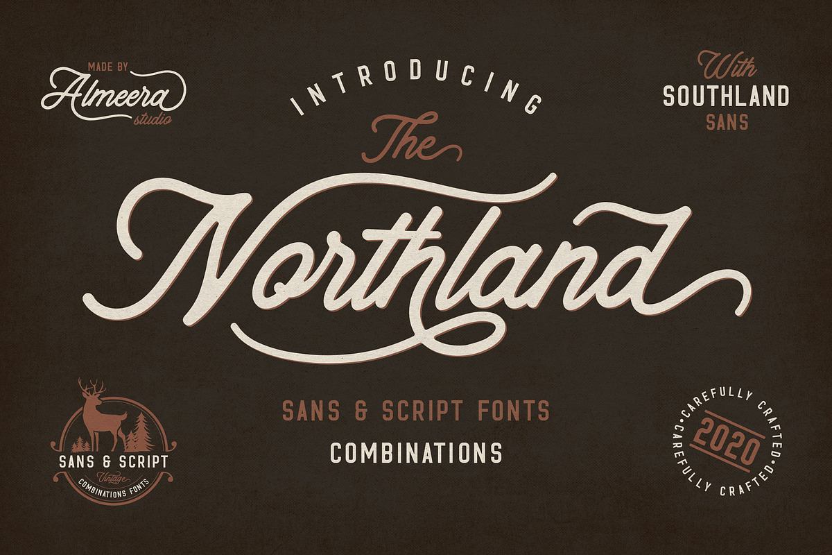 The Northland Font Duo, a Sans Serif Font by Almeera Std (Photo 1 of 10)