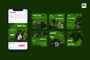 Green Forest Instagram Post, a Social Media Template by CavenArt (Thumbnail 3 of 5)