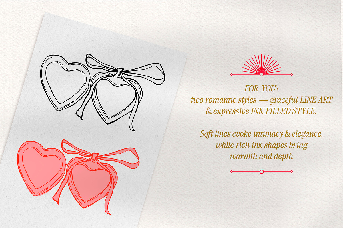 Valentine's love Illustration pack, an Object Graphic by Deveze Art & Co (Photo 4 of 9)