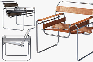 Wassily Chair by Marcel Breuer 3d