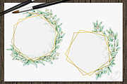 Seeded Eucalyptus Geometric Frames, a Decorative Illustration by DioFlow (Thumbnail 4 of 5)