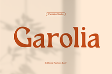 Garolia - Editorial Fashion Serif
