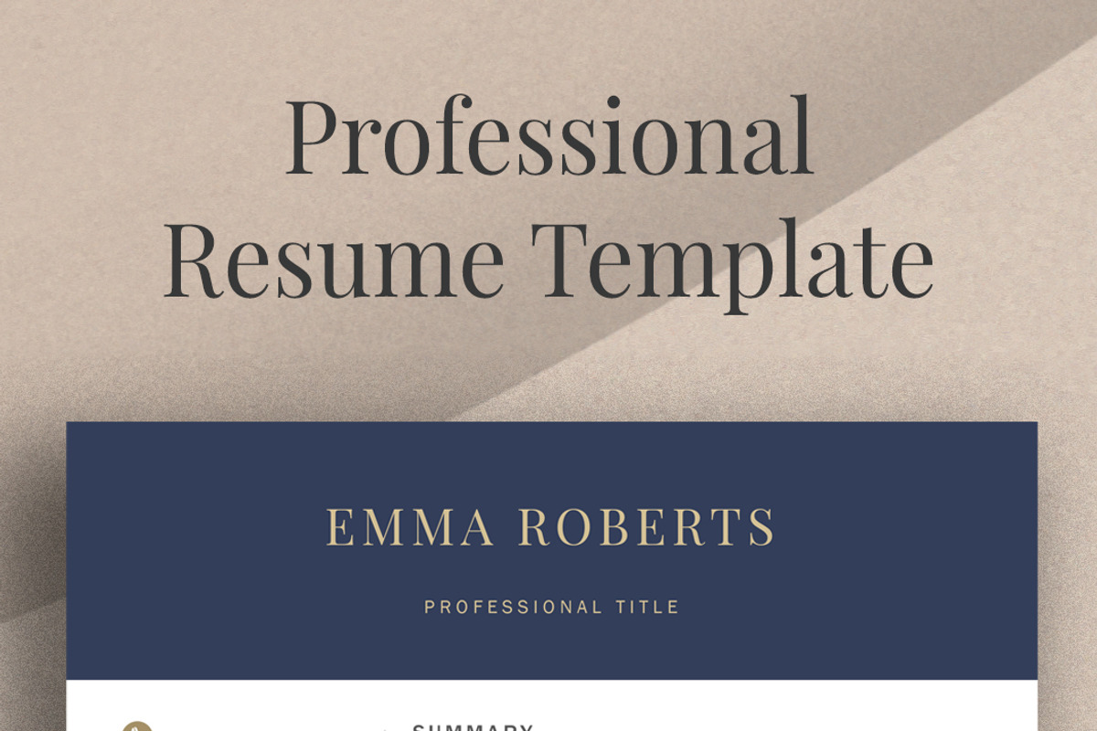 Executive Resume Cv Template, a Resume Template by Klamp Studio (Photo 10 of 10)