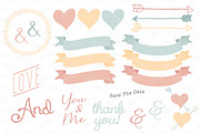 Pastel Floral Heart Clipart, an Illustration by Amanda Ilkov (Thumbnail 4 of 4)