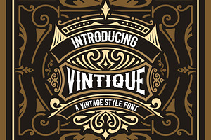 Vintique Vintage Stylist Font