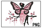 Blossom Fairy Png, an Illustration by Black Bird Studio (Thumbnail 1 of 3)