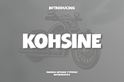 Kohsine - Modern Display Typeface, a Handwritten Font by Letterna (Thumbnail 1 of 4)