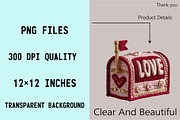 Valentine Crochet Clipart Bundle., an Illustration by SVGArt (Thumbnail 3 of 7)