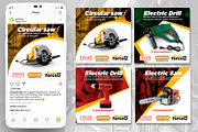 Instagram Posts Industrial Template, a Social Media Template by rogeriomarcos (Thumbnail 1 of 5)