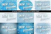 50% Off Snow Text Generator, a Layer Style Add-On by Fresh Design Elements (Thumbnail 4 of 6)
