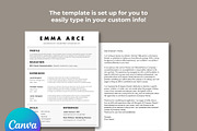 Simple Resume Cover Letter Template, a Resume Template by Melanie Peterson (Thumbnail 2 of 3)