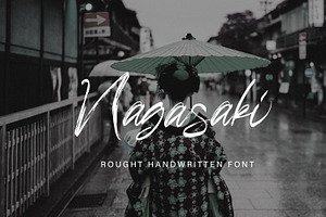 Nagasaki - Brush Font