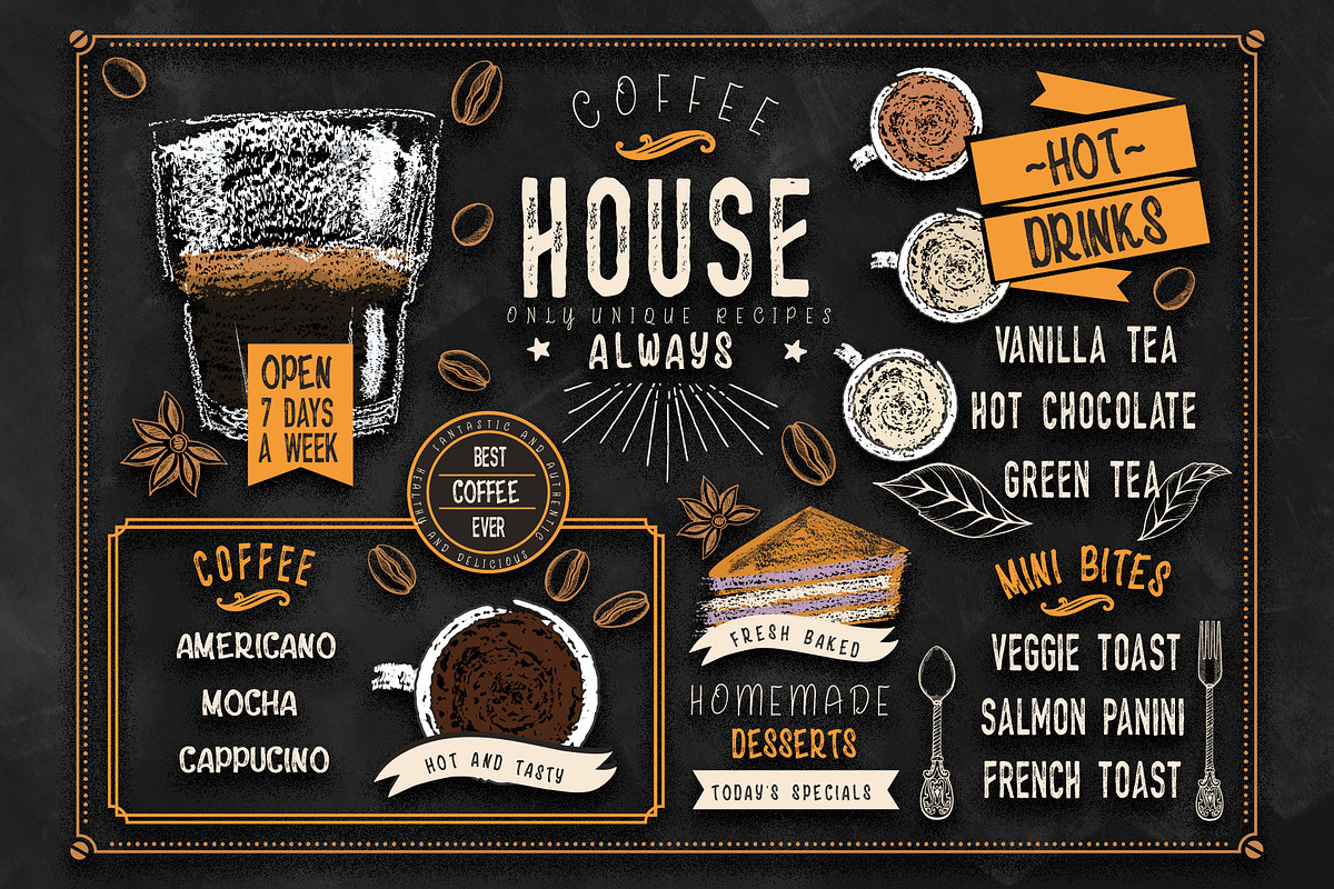 HungryChalk Typeface preview 4
