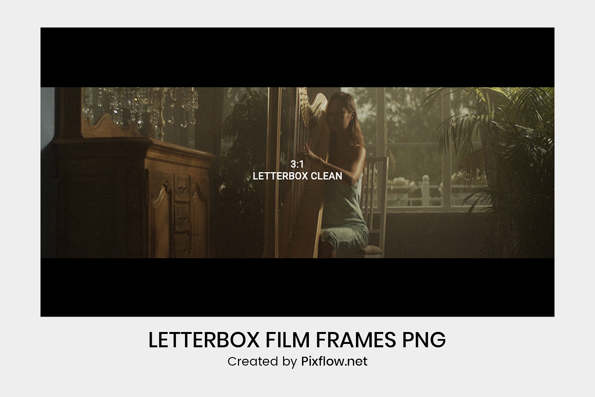 Letterbox Film Frames PNG, an Object Graphic by Pixflow (Photo 6 of 10)