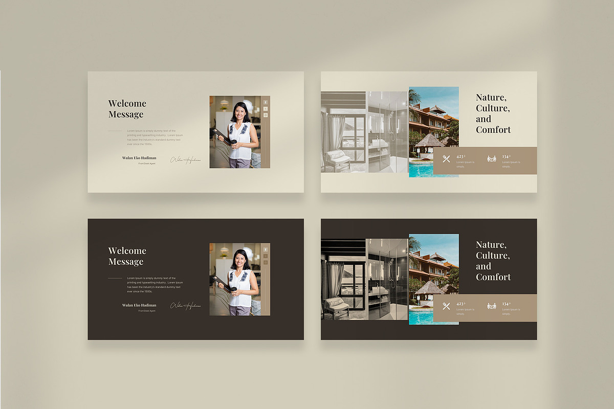 Hotel & Resort PowerPoint, a Presentation Template by New Coral Design (Photo 4 of 6)
